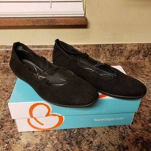 baretraps mitsy memory foam hidden wedge flats